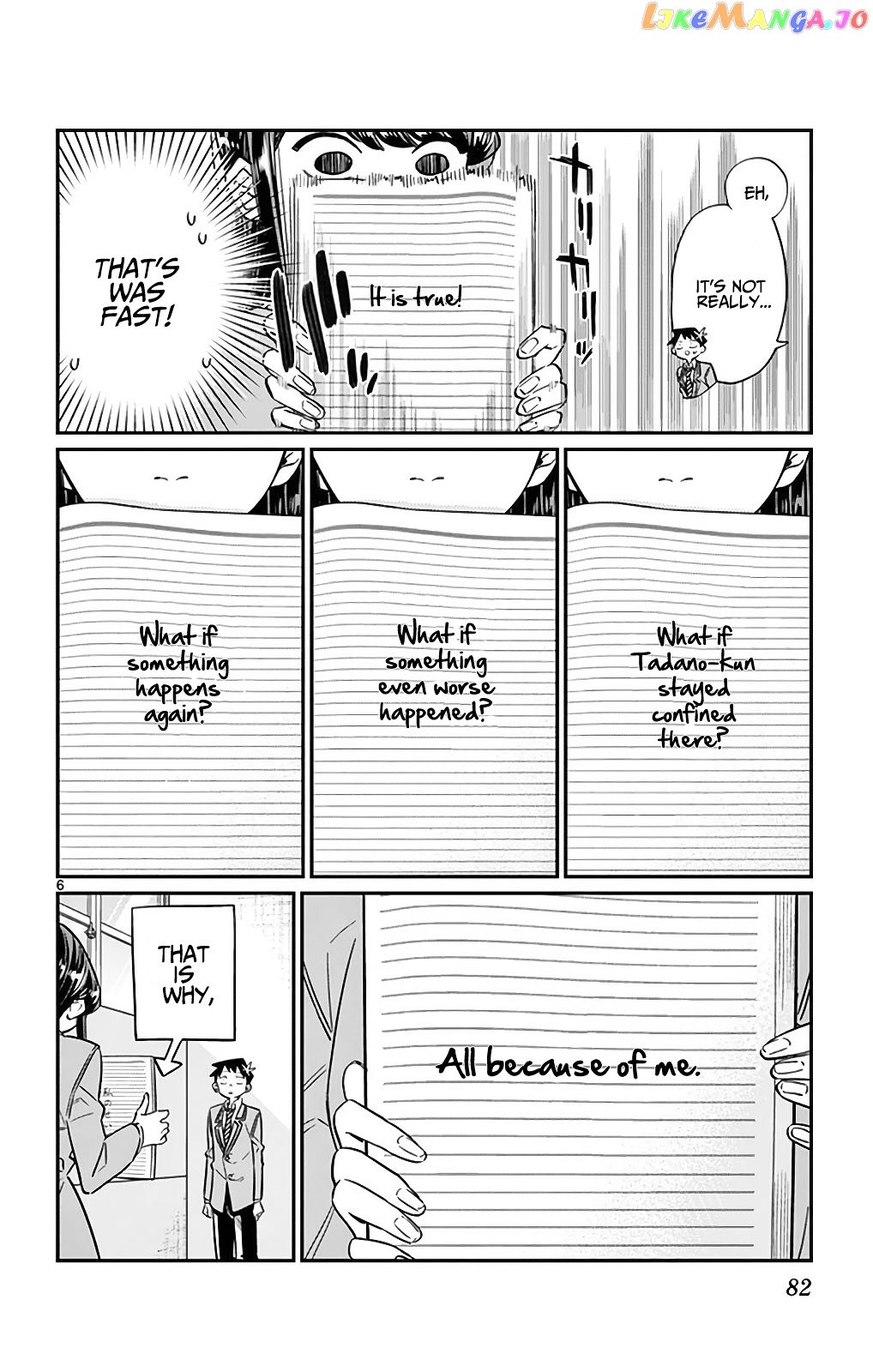 Komi-san wa Komyushou Desu chapter 26 - page 6