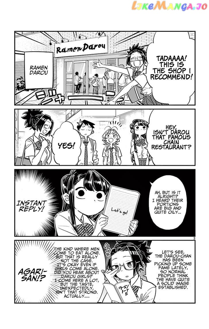 Komi-san wa Komyushou Desu chapter 28 - page 3