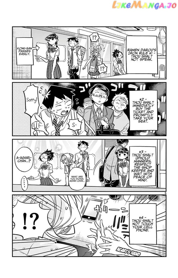 Komi-san wa Komyushou Desu chapter 28 - page 5