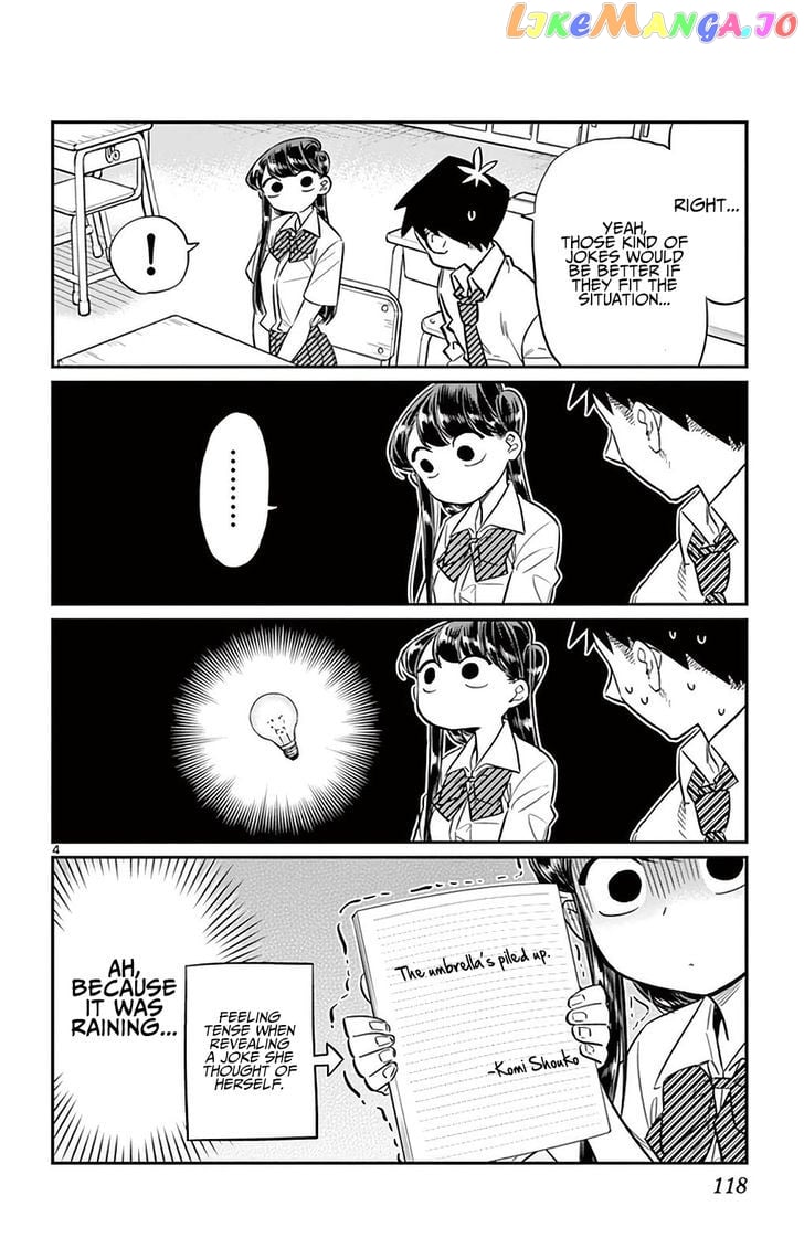 Komi-san wa Komyushou Desu chapter 29 - page 4