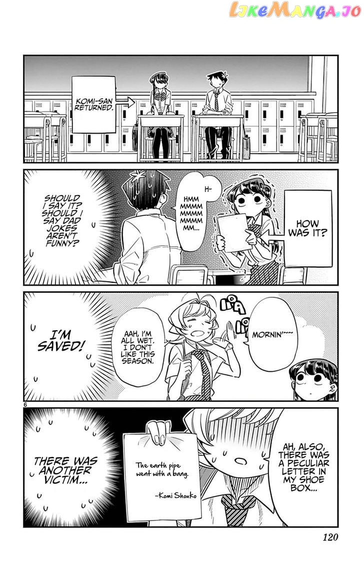 Komi-san wa Komyushou Desu chapter 29 - page 6