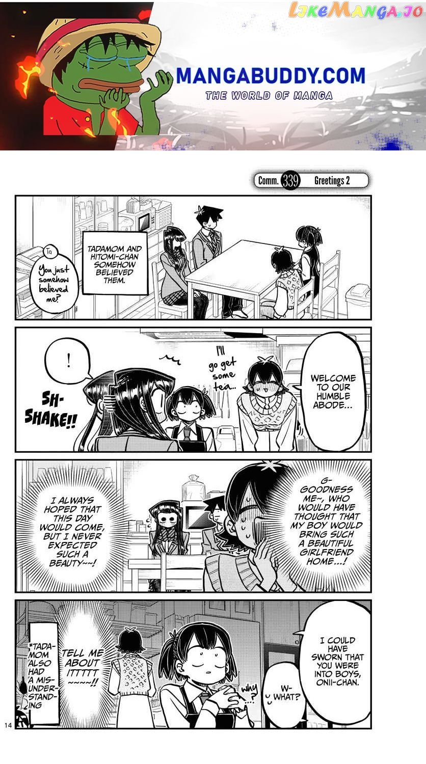 Komi-san wa Komyushou Desu chapter 339 - page 1