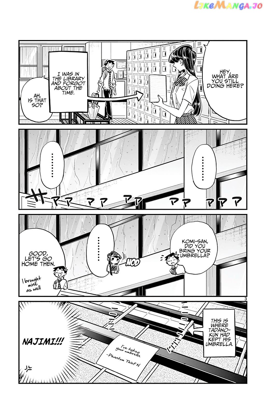 Komi-san wa Komyushou Desu chapter 30 - page 3