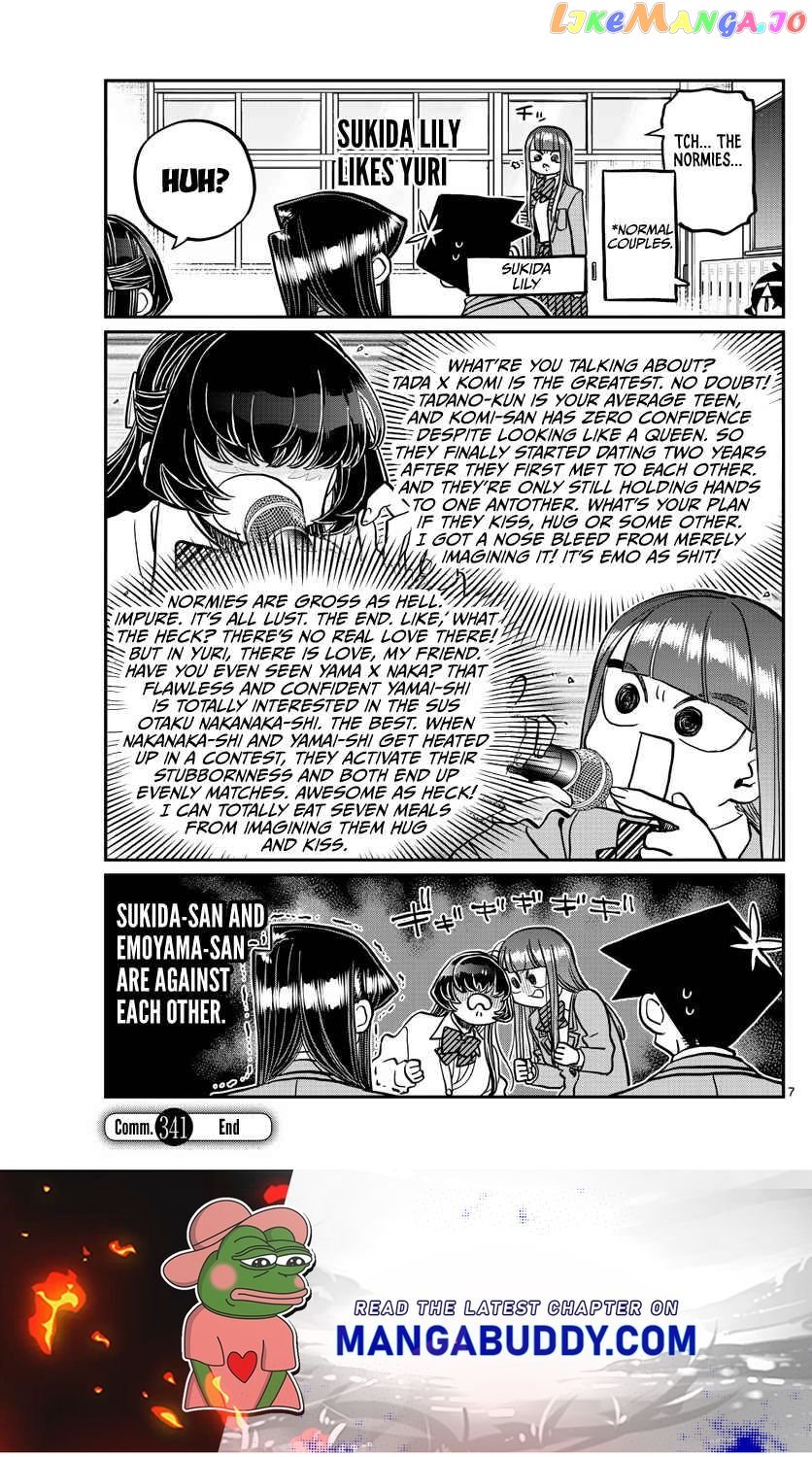 Komi-san wa Komyushou Desu chapter 341 - page 7