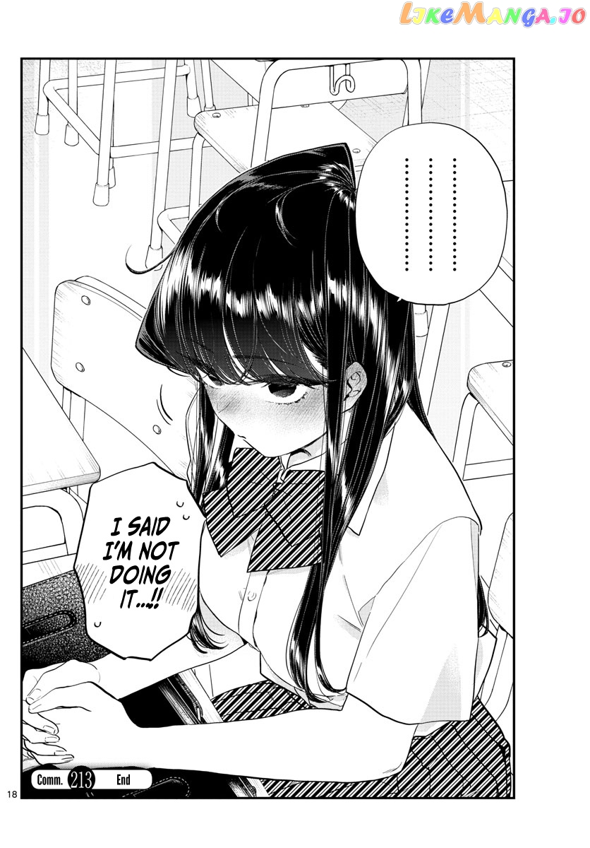 Komi-san wa Komyushou Desu chapter 213 - page 6