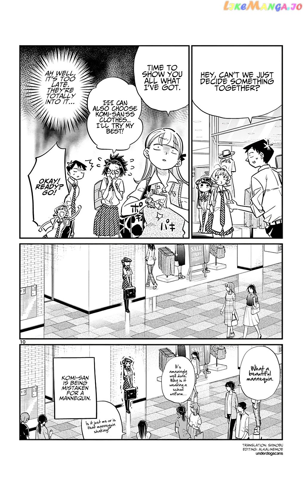 Komi-san wa Komyushou Desu chapter 33 - page 10