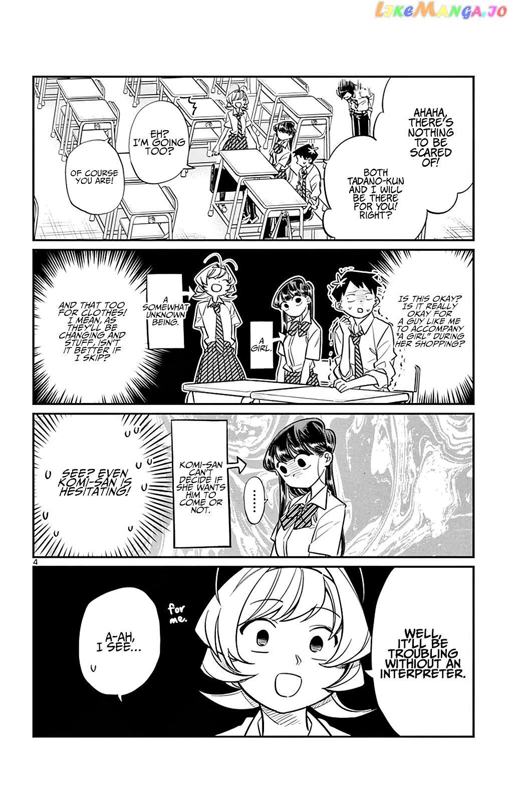 Komi-san wa Komyushou Desu chapter 33 - page 4