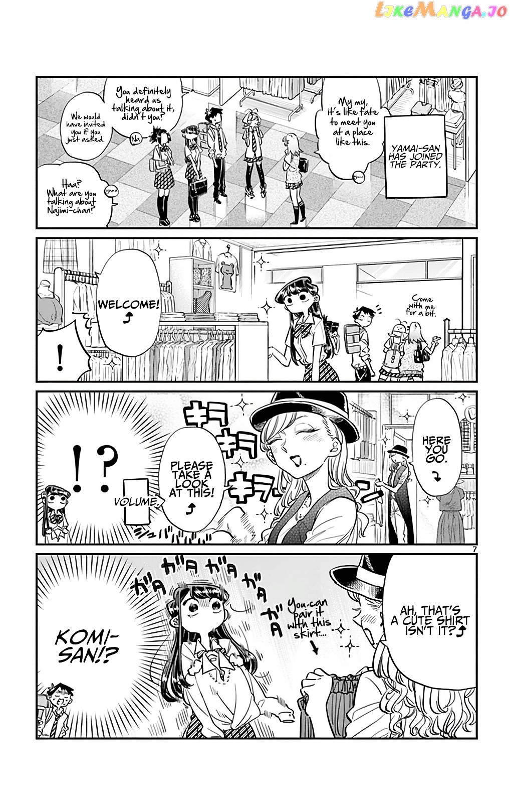 Komi-san wa Komyushou Desu chapter 33 - page 7