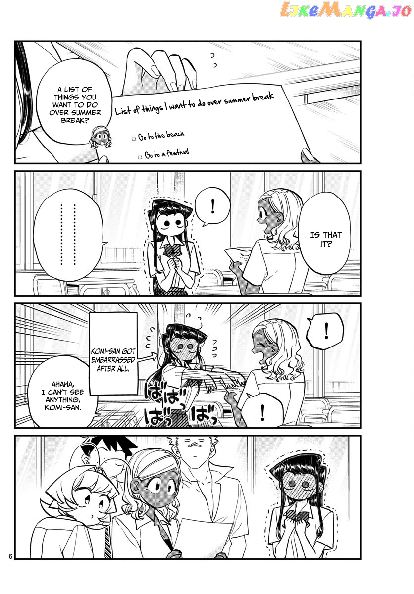 Komi-san wa Komyushou Desu chapter 160 - page 6