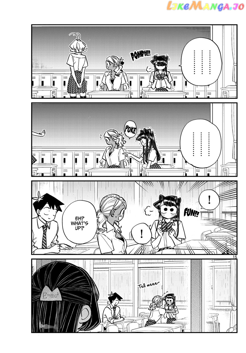 Komi-san wa Komyushou Desu chapter 216 - page 15