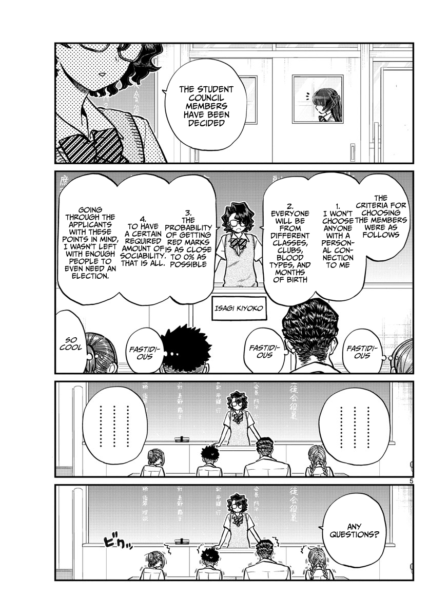 Komi-san wa Komyushou Desu chapter 216 - page 5