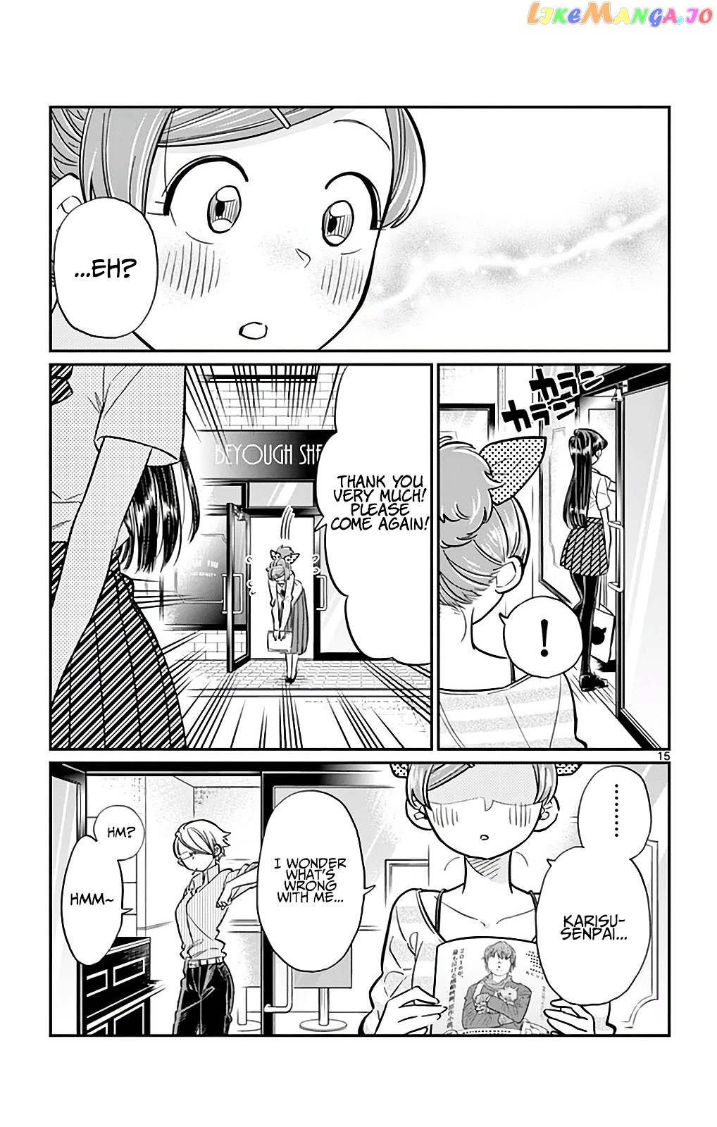 Komi-san wa Komyushou Desu chapter 34 - page 15