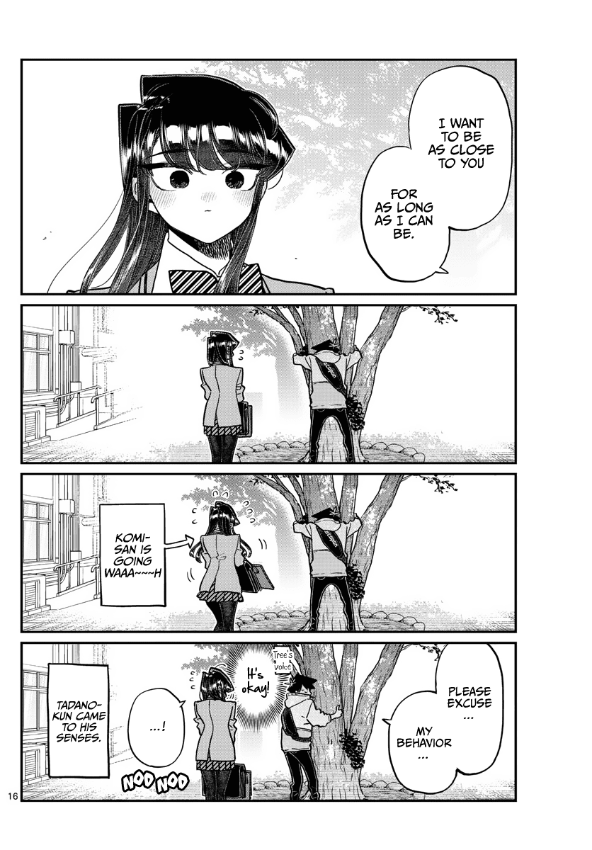 Komi-san wa Komyushou Desu chapter 348 - page 16