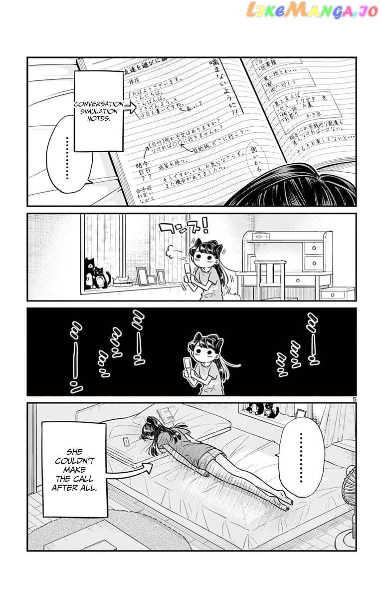 Komi-san wa Komyushou Desu chapter 37 - page 5