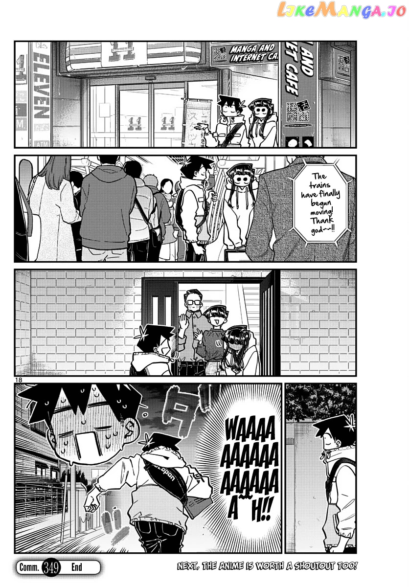 Komi-san wa Komyushou Desu chapter 349 - page 19