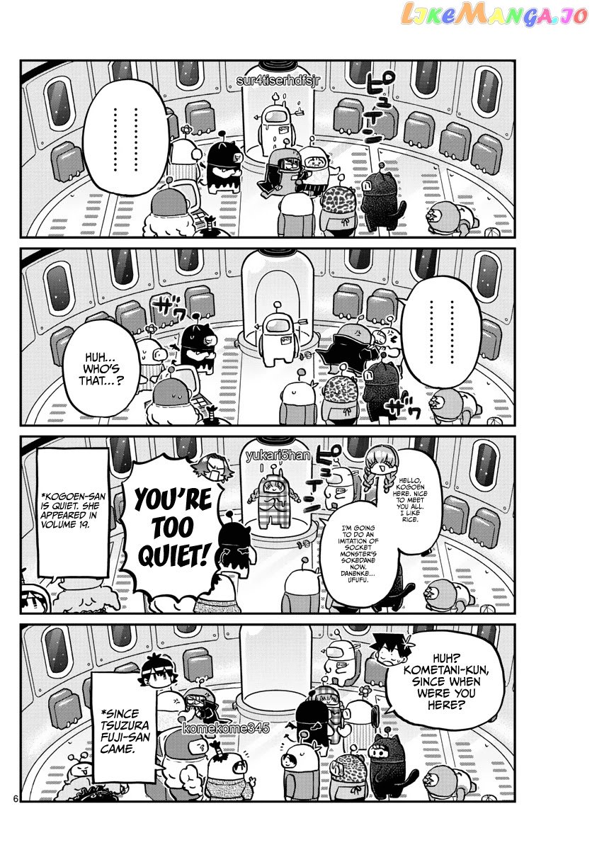 Komi-san wa Komyushou Desu chapter 352 - page 6