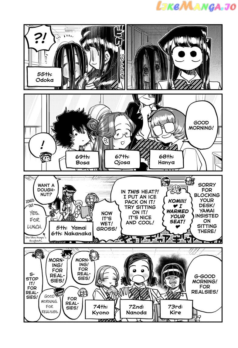 Komi-san wa Komyushou Desu chapter 416 - page 5