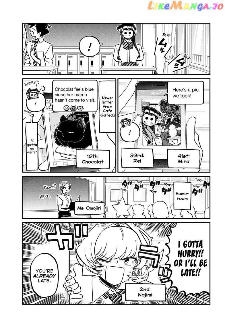 Komi-san wa Komyushou Desu chapter 416 - page 7