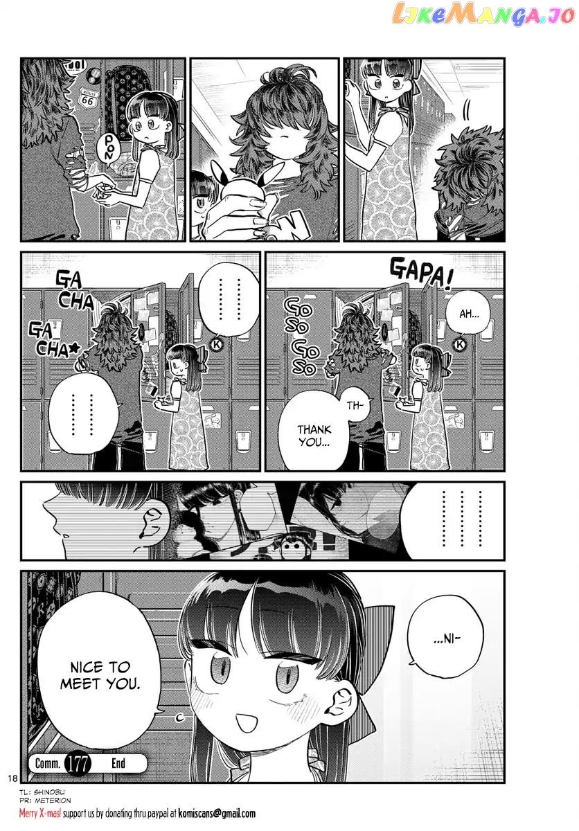 Komi-san wa Komyushou Desu chapter 177 - page 18