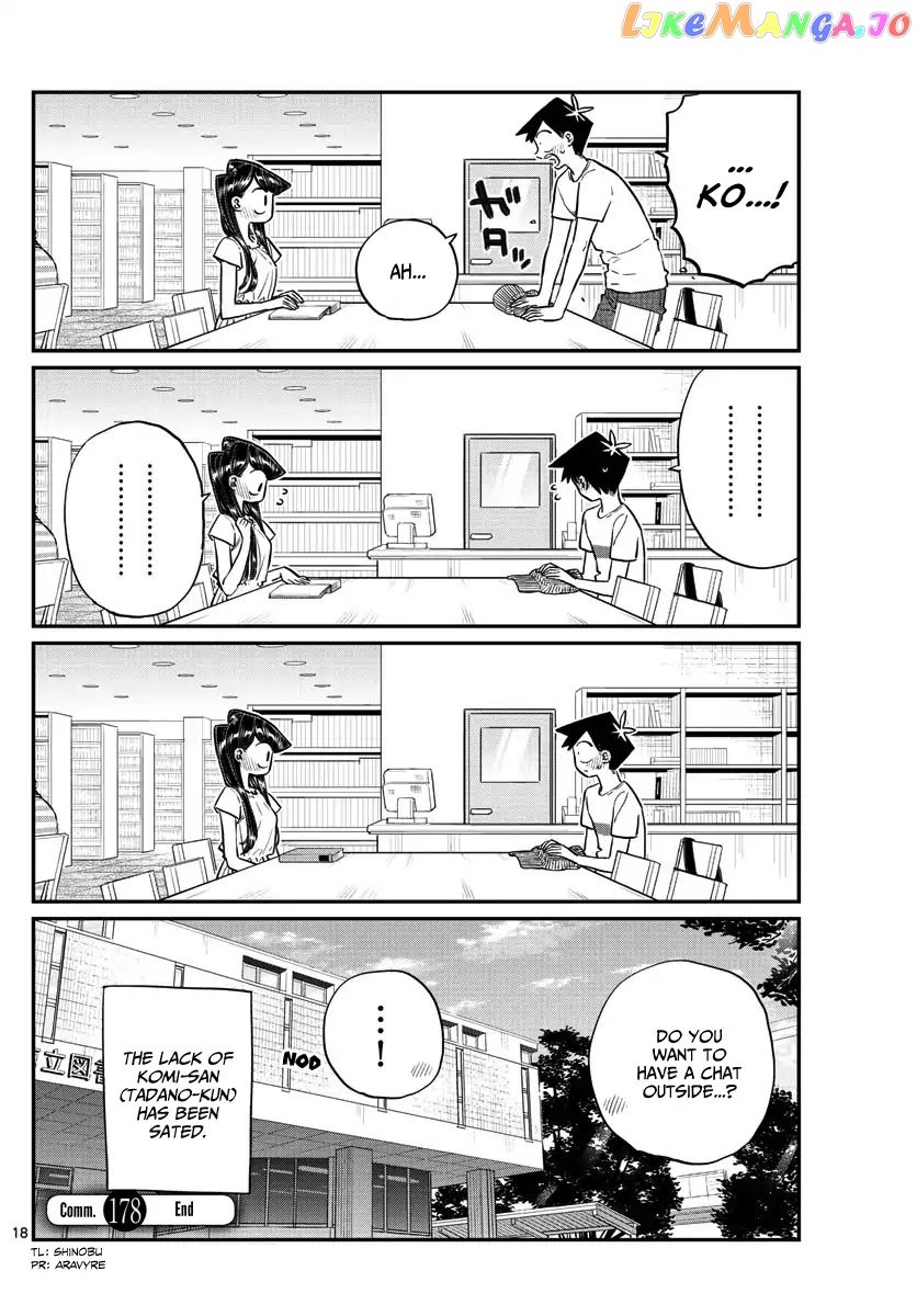 Komi-san wa Komyushou Desu chapter 178 - page 18