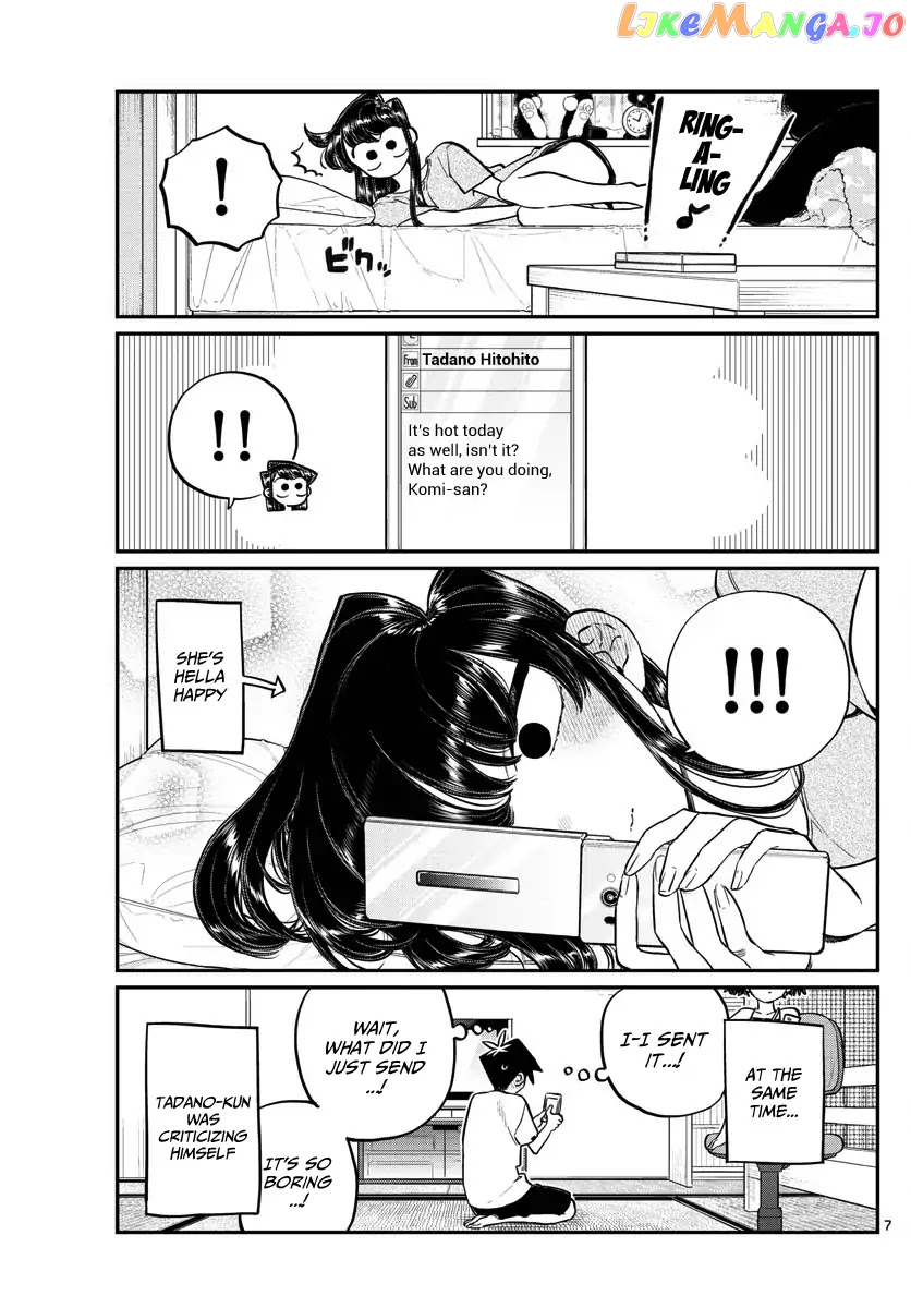 Komi-san wa Komyushou Desu chapter 178 - page 7