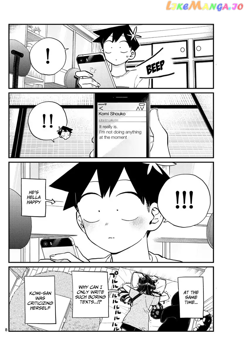 Komi-san wa Komyushou Desu chapter 178 - page 8