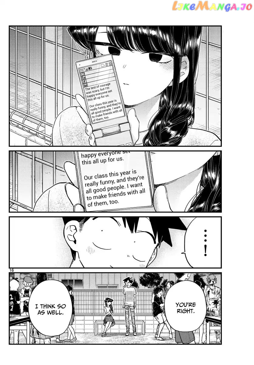 Komi-san wa Komyushou Desu chapter 181 - page 16