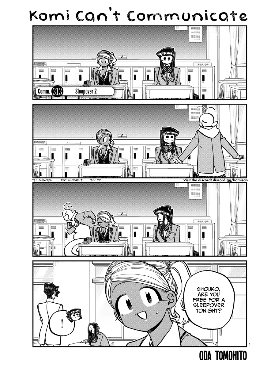 Komi-san wa Komyushou Desu chapter 313 - page 1