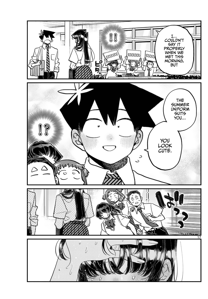 Komi-san wa Komyushou Desu chapter 366 - page 17