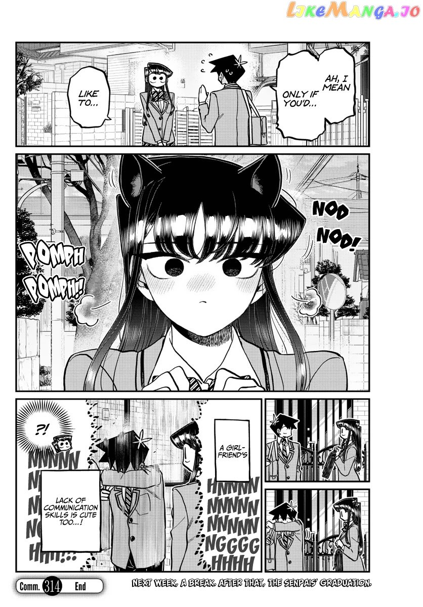 Komi-san wa Komyushou Desu chapter 314 - page 18