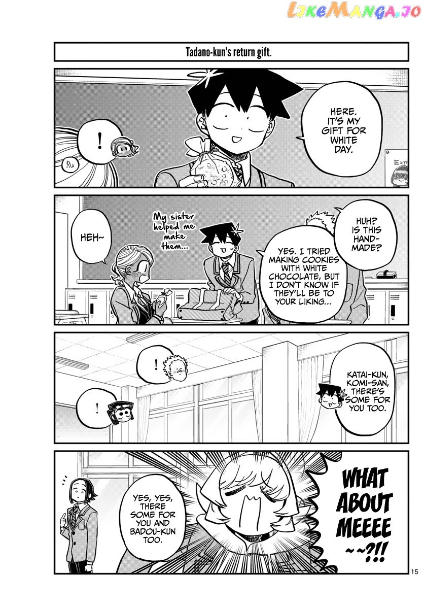 Komi-san wa Komyushou Desu chapter 316 - page 15