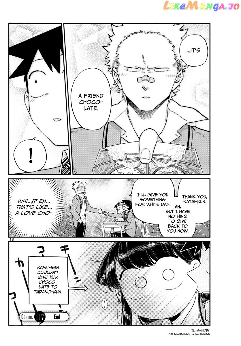 Komi-san wa Komyushou Desu chapter 117 - page 18