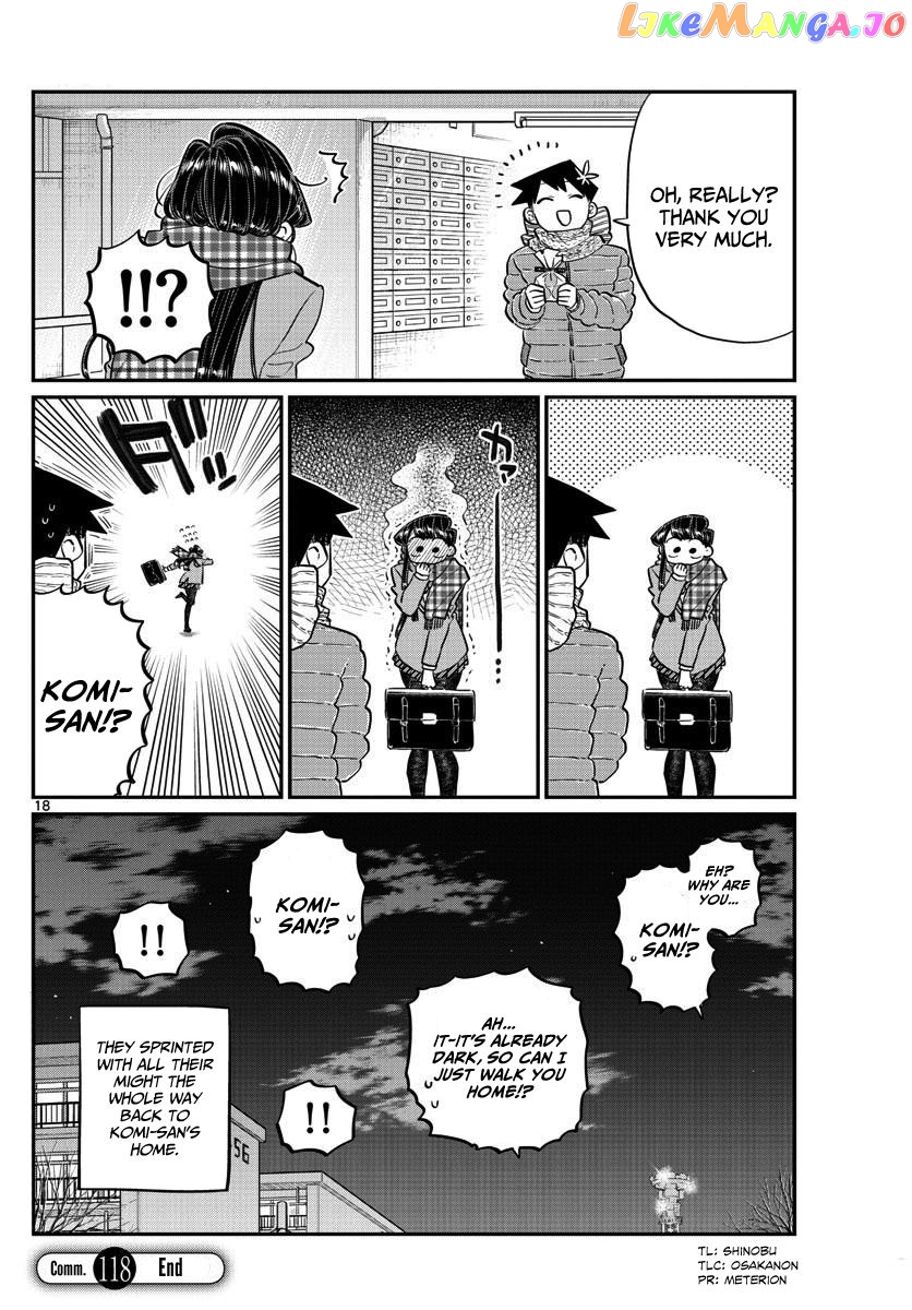 Komi-san wa Komyushou Desu chapter 118 - page 18