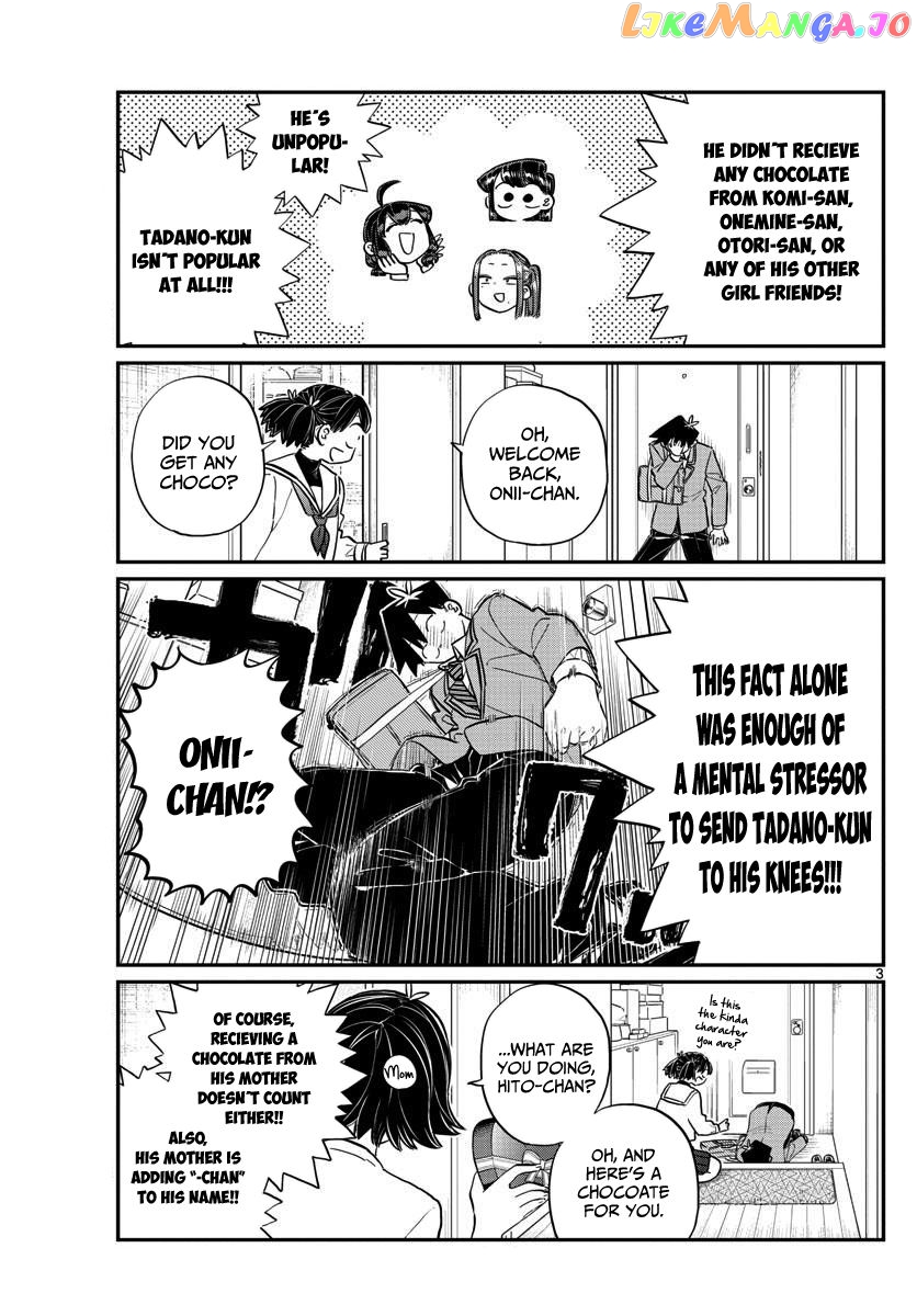 Komi-san wa Komyushou Desu chapter 118 - page 3