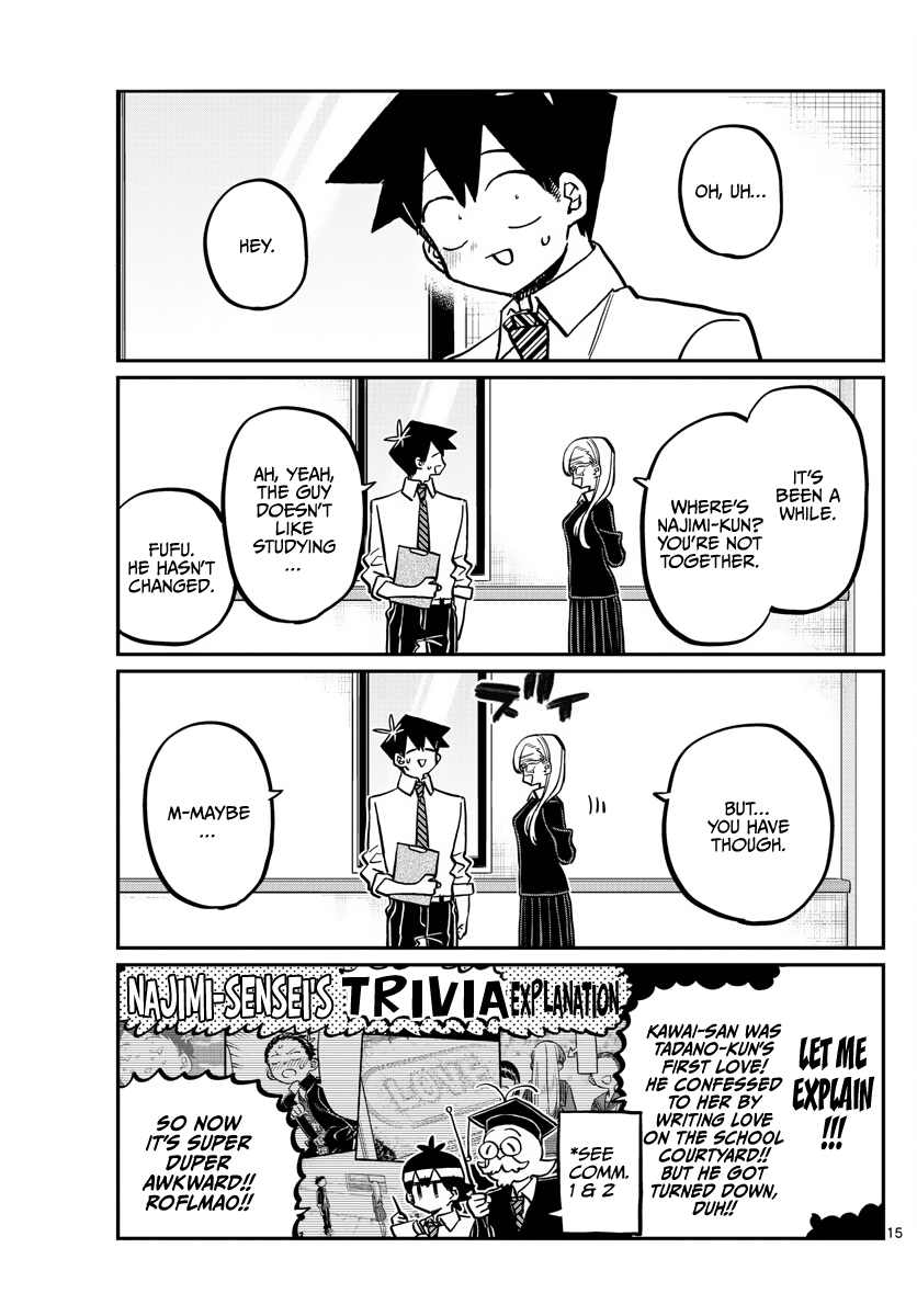 Komi-san wa Komyushou Desu chapter 377 - page 15