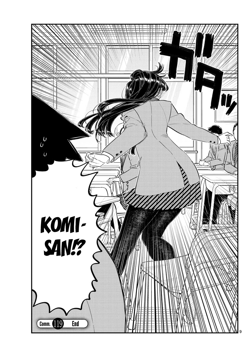 Komi-san wa Komyushou Desu chapter 119 - page 9