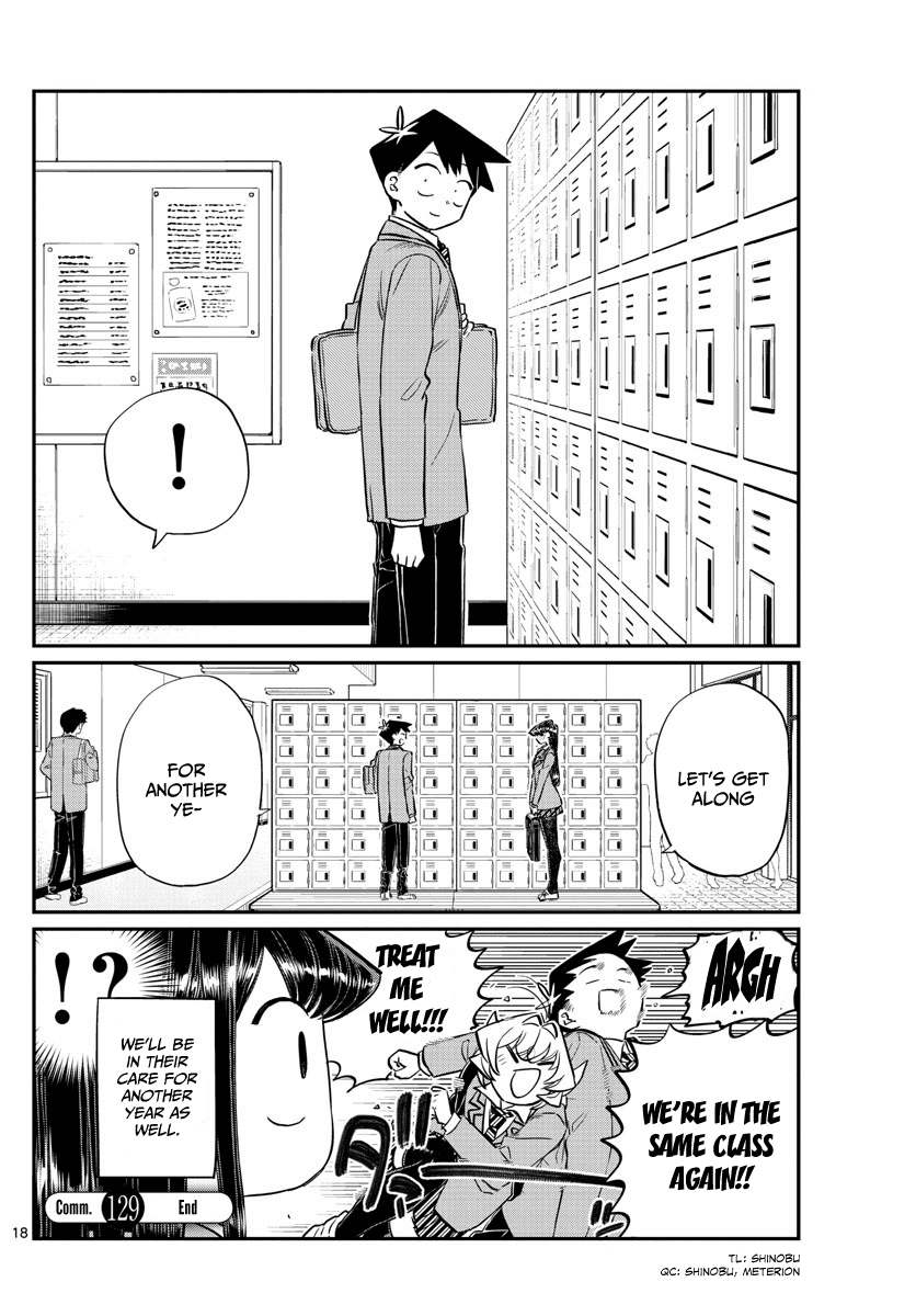 Komi-san wa Komyushou Desu chapter 129 - page 18