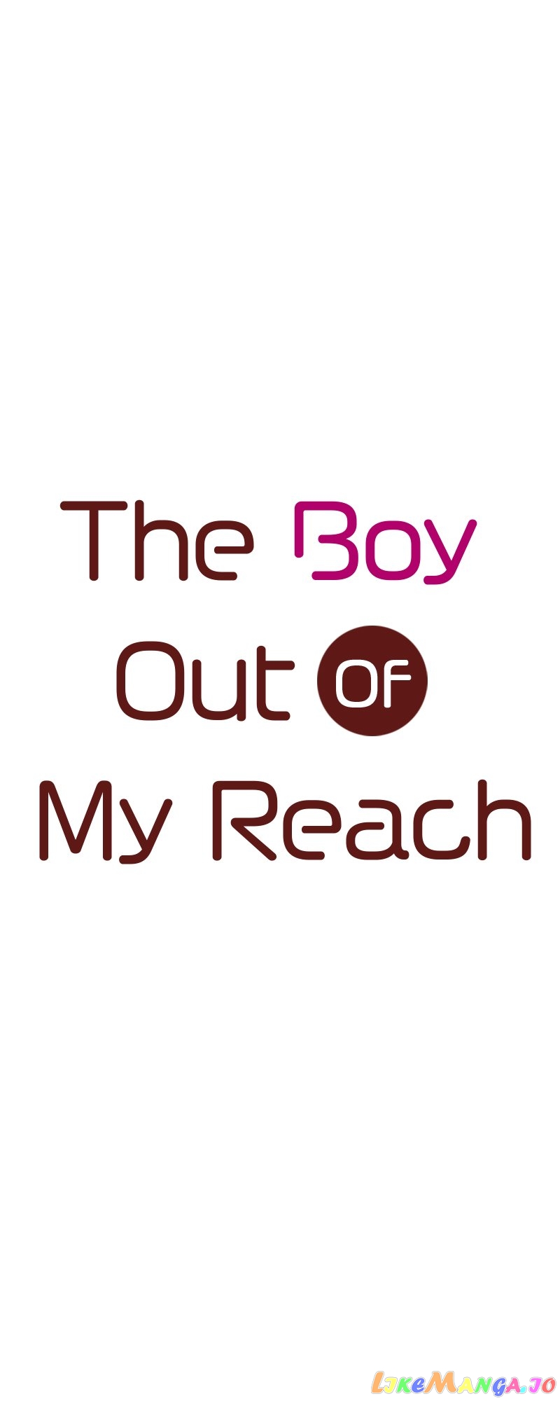 The Boy Out Of My Reach Chapter 106 - page 1