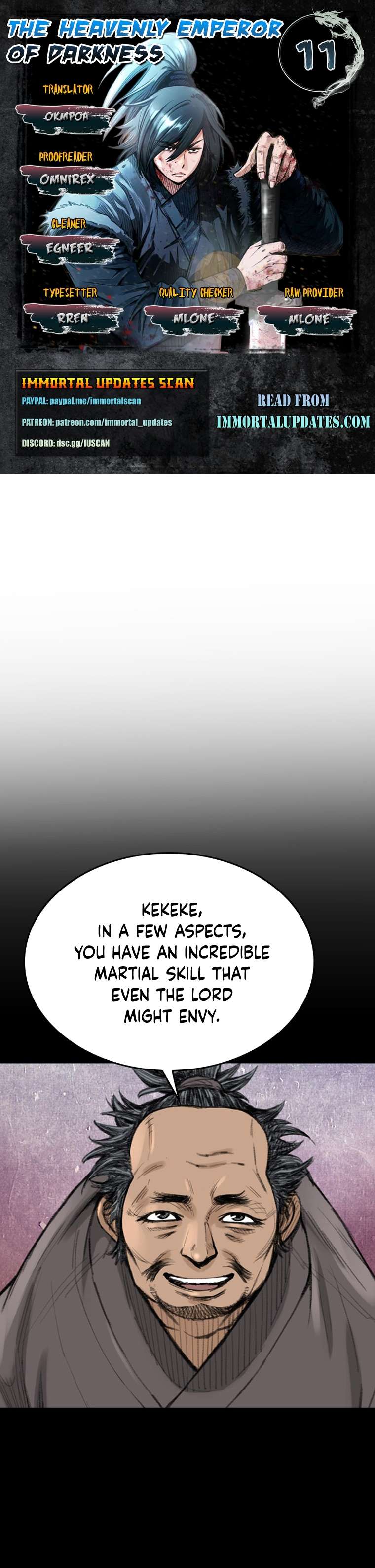 The Heavenly Emperor of Darkness Chapter 11 - page 1