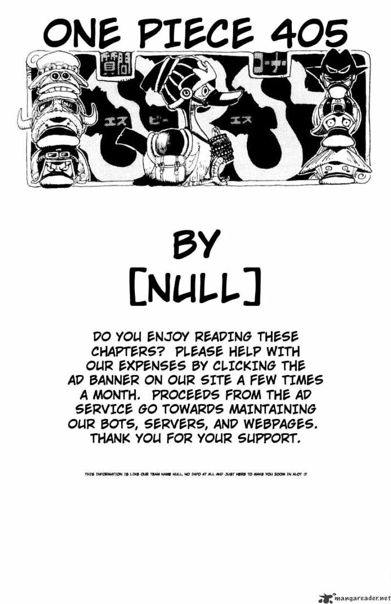 One Piece chapter 405 - page 19