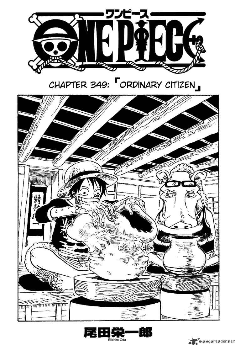 One Piece chapter 349 - page 1