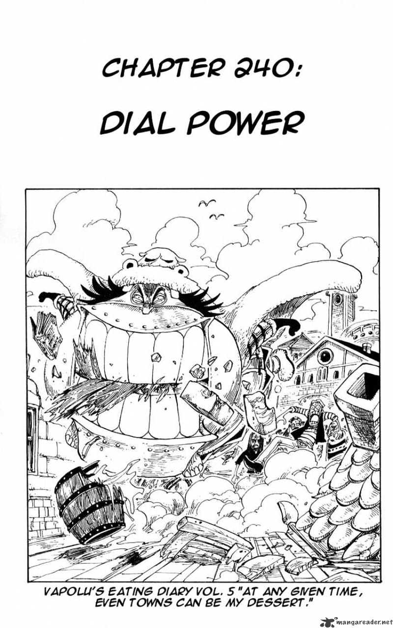 One Piece chapter 240 - page 1