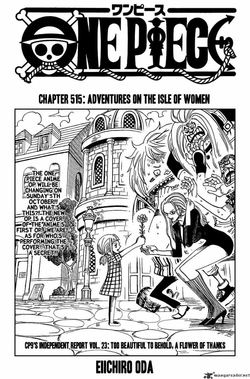 One Piece chapter 515 - page 1