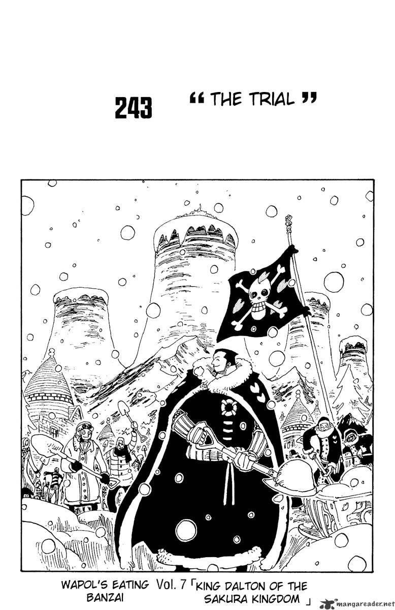 One Piece chapter 243 - page 1