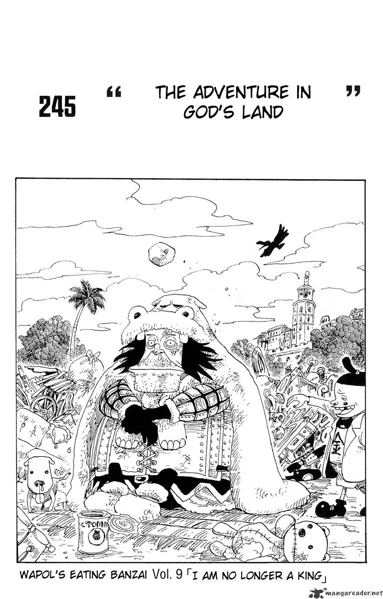 One Piece chapter 245 - page 1