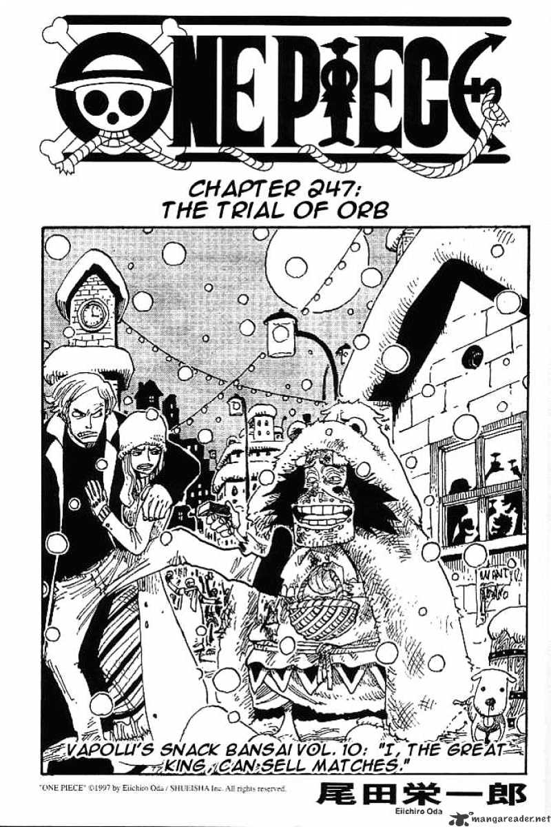 One Piece chapter 247 - page 1