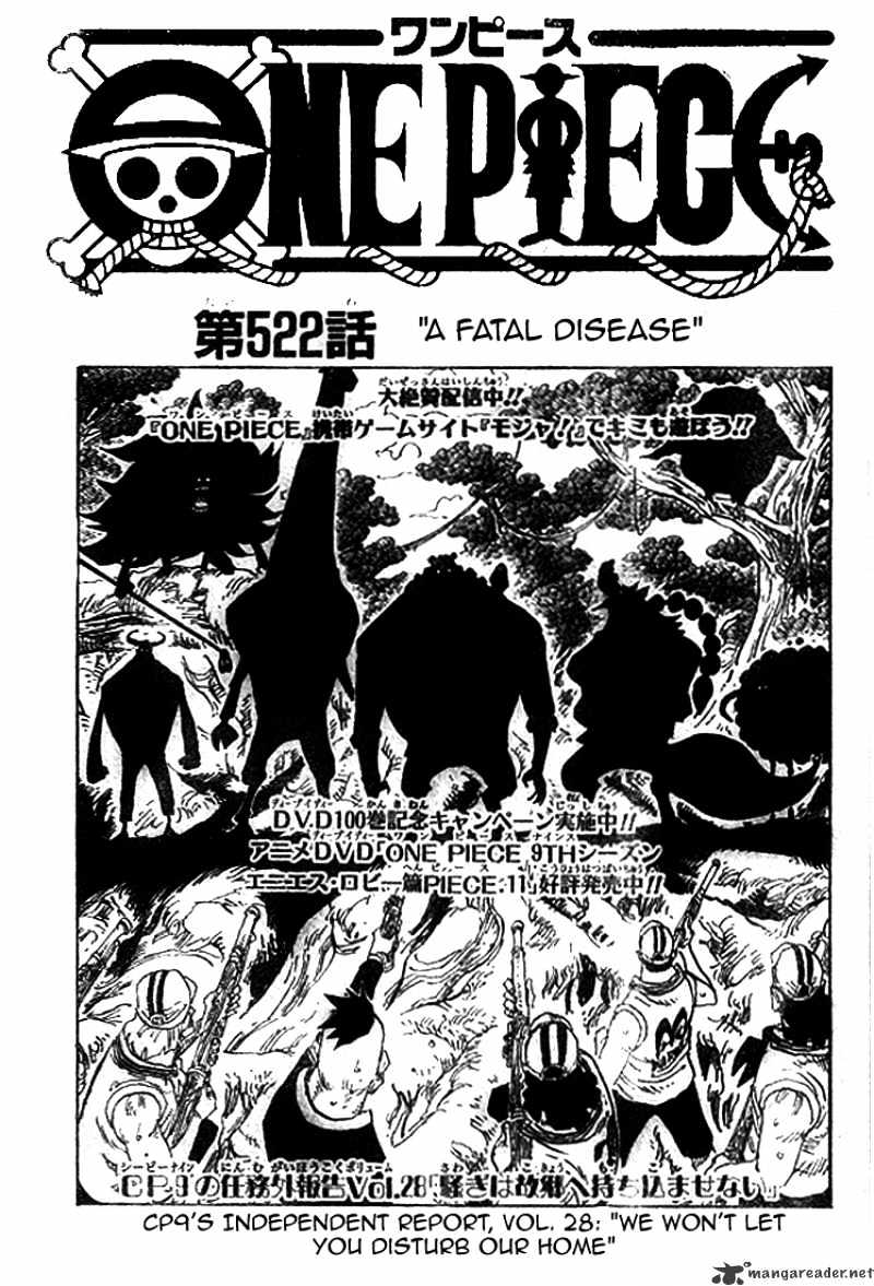 One Piece chapter 522 - page 3