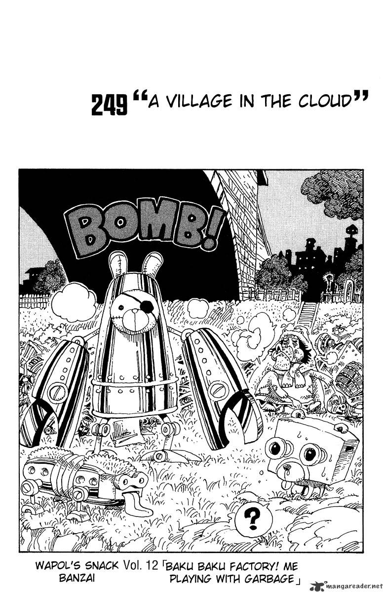 One Piece chapter 249 - page 1