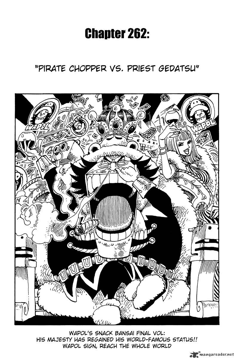 One Piece chapter 262 - page 1