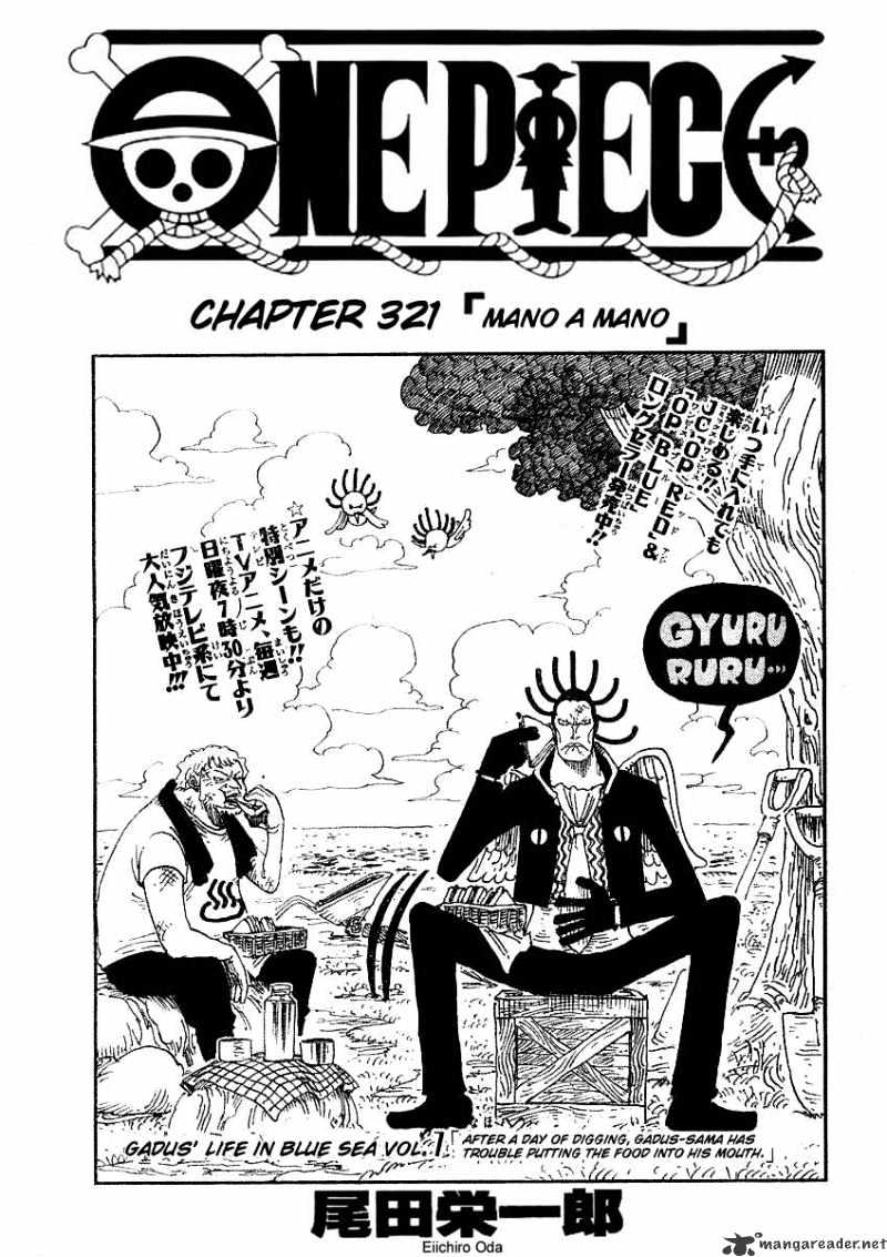 One Piece chapter 321 - page 1